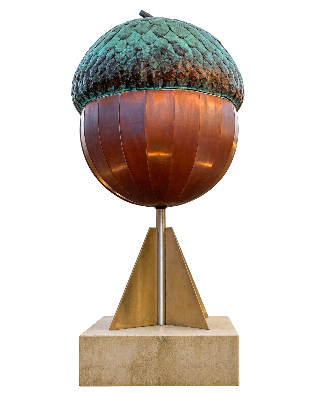 Raleigh's monumental acorn sculpture